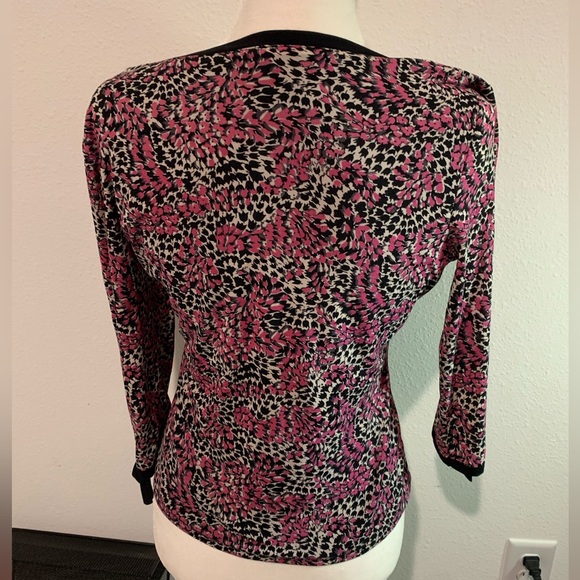 Floral V Neck blouse INC by Macys - Picture 5 of 5